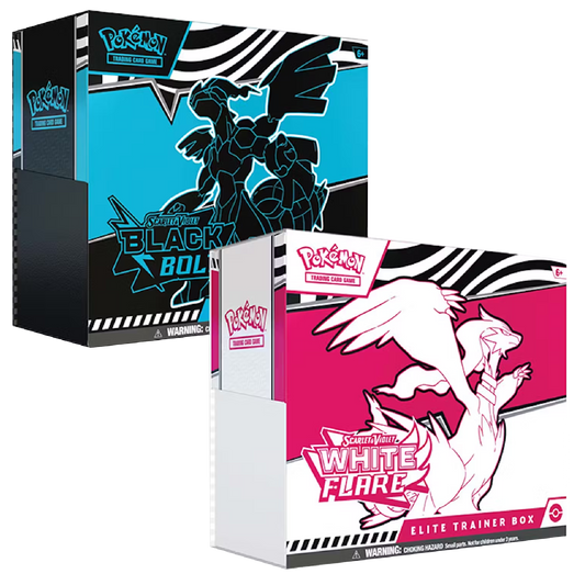 [LIMIT 1] Black Bolt/White Flare Elite Trainer Box [Set of 2]