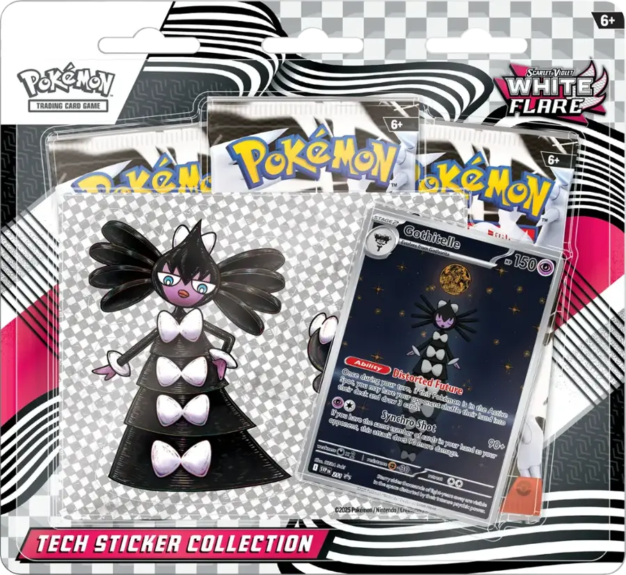 [LIMIT 2] White Flare Tech Sticker Collection