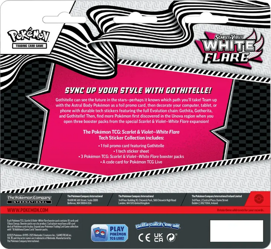 [LIMIT 2] White Flare Tech Sticker Collection