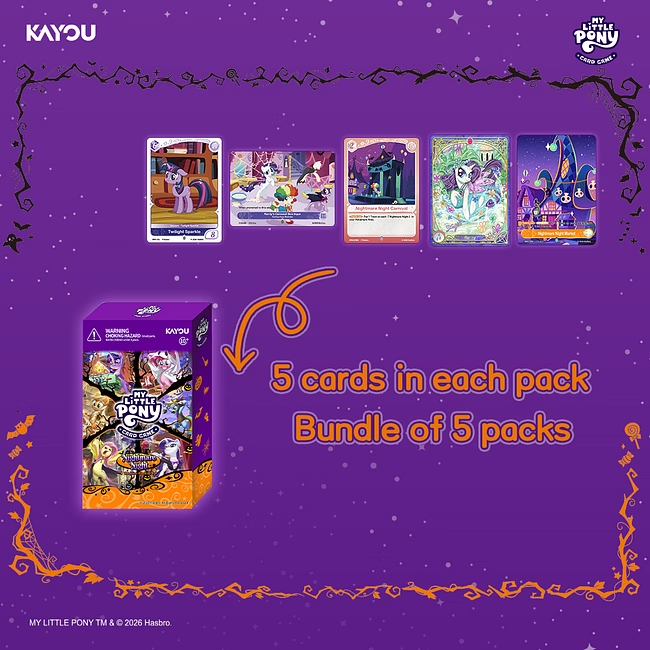 My Little Pony Nightmare Night Booster Pack 03 5pk. Bundle