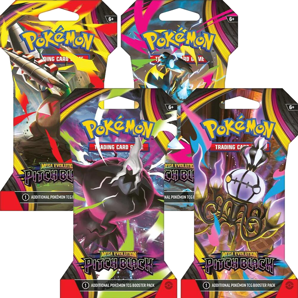 [LIMIT 5] Pitch Black Sleeved Booster Pack
