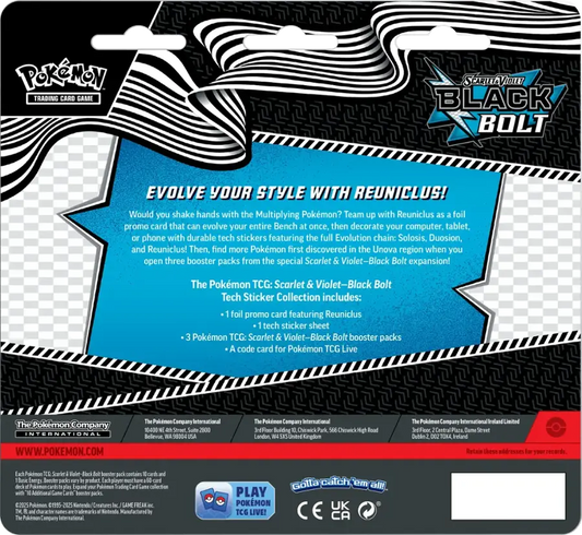 [LIMIT 2] Black Bolt Tech Sticker Collection